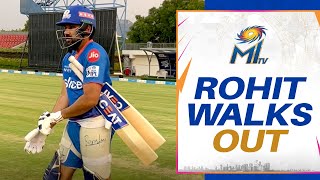 Rohit Sharma gets ready for his net session | Mumbai Indians