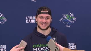 Danila Klimovich Post Game Interview | Feb 17