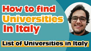 How to find universities in italy | List of Italian Universities