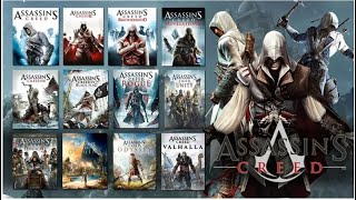 ترتيب جميع اجزاء سلسلة العاب اساسنز كريد من 2007 الى 2023 #assassinscreed