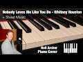 Nobody Loves Me Like You Do - Whitney Houston & Jermaine Jackson - Piano Cover + Sheet Music