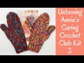 Unboxing - Annie's Caring Crochet Kit Club - Motor City Mittens