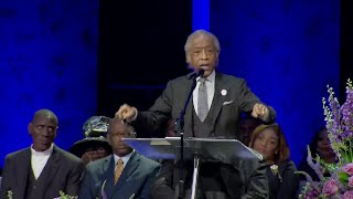 Rev. Al Sharpton speaks at AJ Owens’ funeral in Ocala