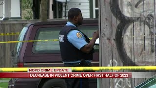 At mid-year update, NOPD reports decrease in violent crime over first half of 2023