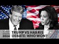 Trump tells C4 News he won debate against Harris, as both sides claim victory