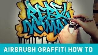 Airbrush graffiti name design