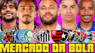 MERCADO DA BOLA 2025 | NEYMAR NO EUA - CRISTIANO RONALDO NO BRASIL? FLAMENGO X SANTOS - PALMEIRAS