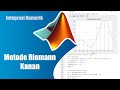 Integrasi Numerik Metode Riemann Kanan menggunakan Matlab