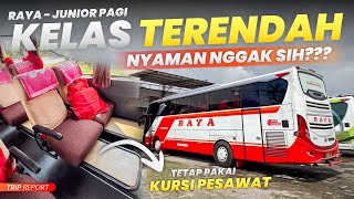 NAIK KELAS TERENDAH, APAKAH TETAP WAH? 🤔🤷🏻 | Trip Report Raya Junior Executive Pagi (Solo - Jakarta)