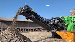 Terex EvoQuip Cobra 230 Processing Demolition Waste at M.E Coad