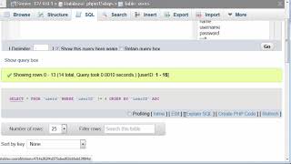 PHP day 12 selecting and selective data