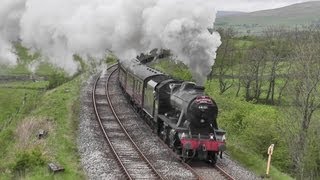 LMS 48151 on The Brief Encounter Steam Special on Sat 19th May 2012.