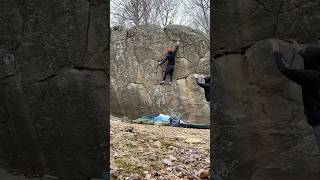 Trees, Shrubs, and Vines V1+ | Sloping Joe Boulders | Horseshoe Canyon Ranch, AR