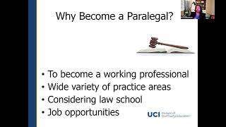 Paralegal Career and Program Information Session (3/16/22)