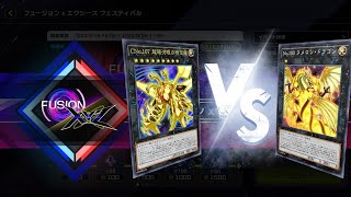 FUSION X XYZ 006. Number C107: Neo Galaxy-Eyes Tachyon Dragon VS Number 100: Numeron Dragon  #OTK