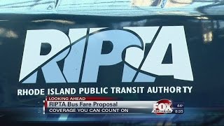 RIPTA bus fare proposal