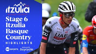GREAT FINAL STAGE 🏆 | Mens Stage 6 2025 Itzulia Basque Country Race Highlights | TNT Sports Cycling