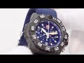 hands on with the luminox men s navy seal chronograph blue luminous watch xs.3583.nd