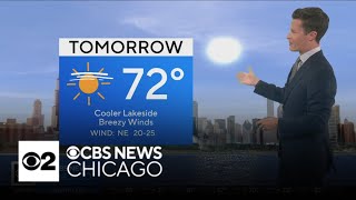 Cooler and comfortable in Chicago on Thursday
