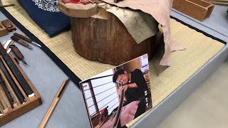 【須賀川市立博物館】鞘製作実演