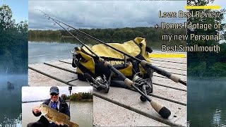 Lews reels: Review of my New TeamLews Custom Pro Speed Spin + Bonus footage PB Smallmouth. GIANT!!