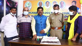 Tamilnadu,Telangana, A P Unity Of Telugu Tamil People Addressing Devarakonda Raju on His Birthday.