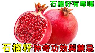 【養生】石榴籽的功效是什麼？石榴籽可以吃嗎？石榴籽能不能吃？石榴籽怎麼吃？石榴籽有毒嗎？#健康 #養生 #科普 #涨知识 #知識 #症狀 #石榴籽