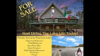 Fairview Lake Home Video Tour - 102 Cranberry Ct, Tafton, PA  Pocono Mountains.