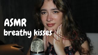 ASMR 🍃😘 breathy kisses close to your ear