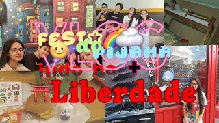 Fizemos uma festa do pijama e fomos na Liberdade! - vlog #3