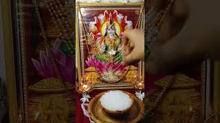 అధిక శ్రావణంలో ఐశ్వర్య దీపం🙏  ll ఉప్పు దీపం #fridaypooja #lakshmipooja #fridaysongs#shorts