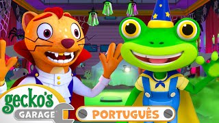 A Casa Assombrada do Gecko! | GECKO HALLOWEEN! | Desenhos Animados Infantis em Português