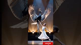 Wow This Girl Fuses with A Secretary Bird on AGT #americagottalent #agt #magic #talent #shorts