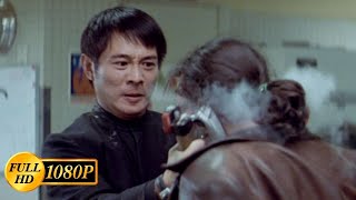 Jet Li fights French police mercenaries in a hotel laundry / Kiss of the Dragon (2001)