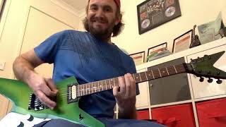 My Fake Washburn Slime Dimebag Guitar From AliExpress