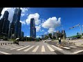 driving new downtown shenzhen 4k china