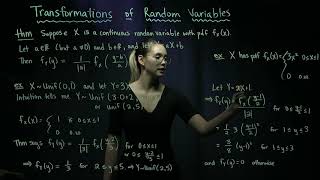 2. Transformations of Random Variables: Linear Transformations