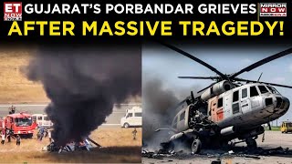 Gujarat Reels From Massive Tragedy In Porbandar: 2 Pilots Among 3 Killed In Chopper Crash | Top News