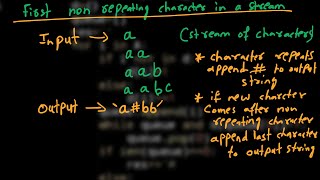 8.First non repeating characters in a stream | Stack and Queue | Python | GFG