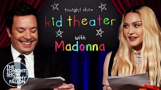 Kid Theater with Madonna | The Tonight Show Starring Jimmy Fallon