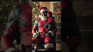 DEADPOOL COSPLAYS SANTAPOOL 😱 Video 📸 AI #deadpool #marvel#deadpoolarmy ##itzreaction24 #memes