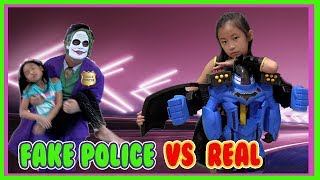 Pretend Play POLICE with Ryan's Toy Review inspired- I MAILED MYSELF to Ryan ToysReview and it WORK7