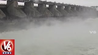 Medak District Singur Project 9 Gates Lifted With Heavy Inflow | V6 News