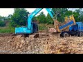 พาชมรถขุด kobelco sk140 8 ทีมงานเสี่ยบอย excavator