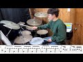 고난 속에서도 우린 다른 길을 걷네 마커스 드럼연주 악보 drumcover alive drum