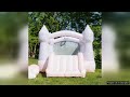 bounceland bouncy castle daydreamer cotton candy bounce house pastel bouncer with slide review