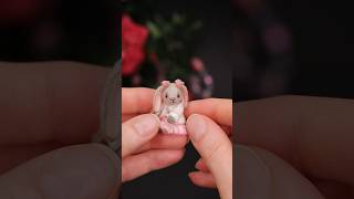 Miniature bunny 3.5cm • Package Mini Teddy bear • Collectible tiny toy Stuffed animals #2inch #1inch