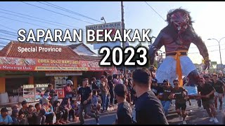 Dari Anak-anak Hingga Orang Tua Mengikuti Pawai Saparan Bekakak | Ogoh-ogoh 2023