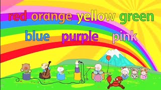 Rainbow Colors Song Colors Song for Kids _ The singing Walrus