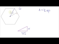 Area of a Regular Polygon Given only Apothem